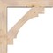 Ekena Millwork Merced Block Smooth Bracket w/ Offset Brace, Douglas Fir, 7 1/2"W x 42"D x 42"H BKT0806X42X42MRC05SDF - alternate 3